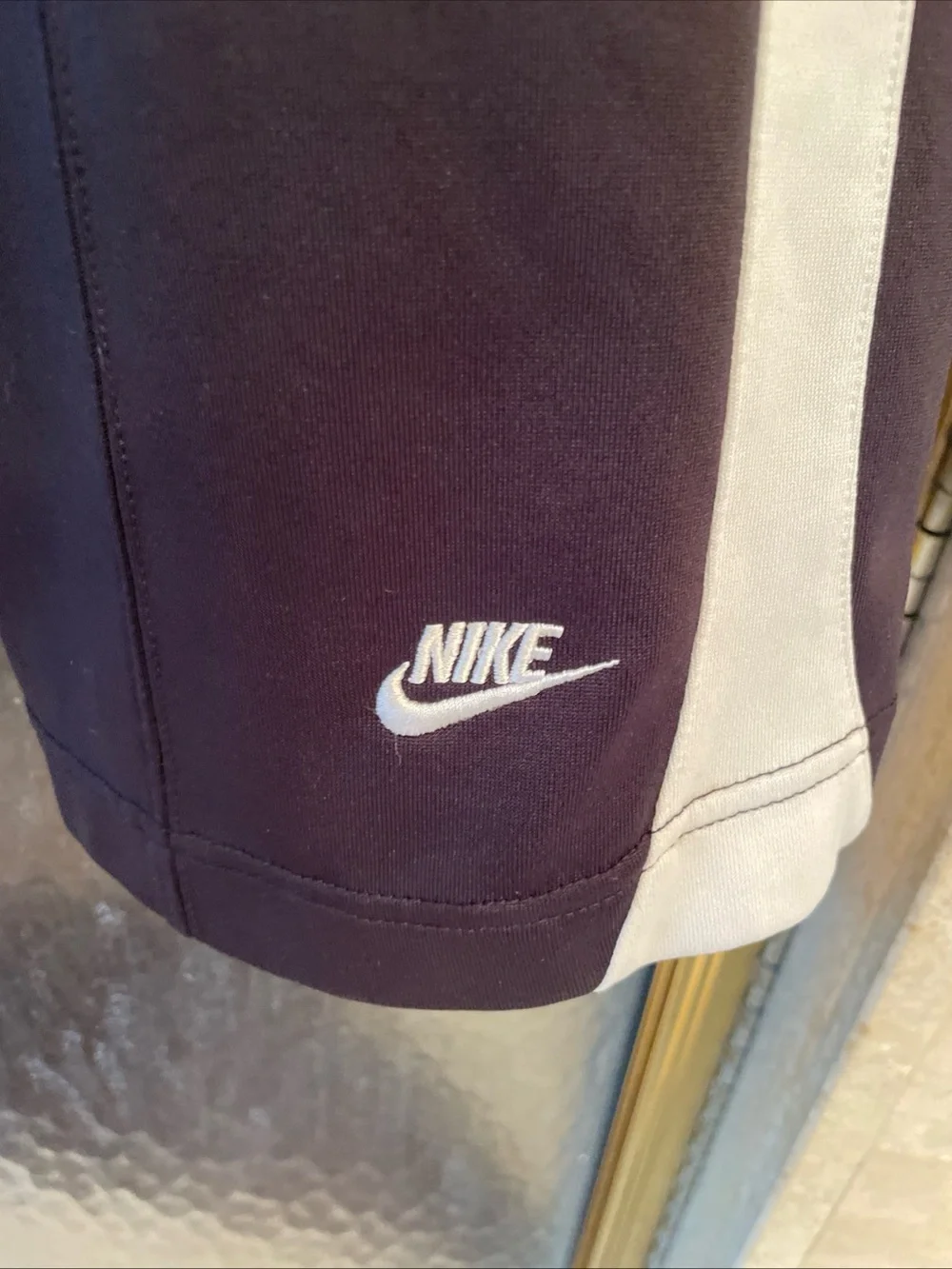 Nike Women's Pull On Elastic Waist Training Athletic Pants Black/White Size S